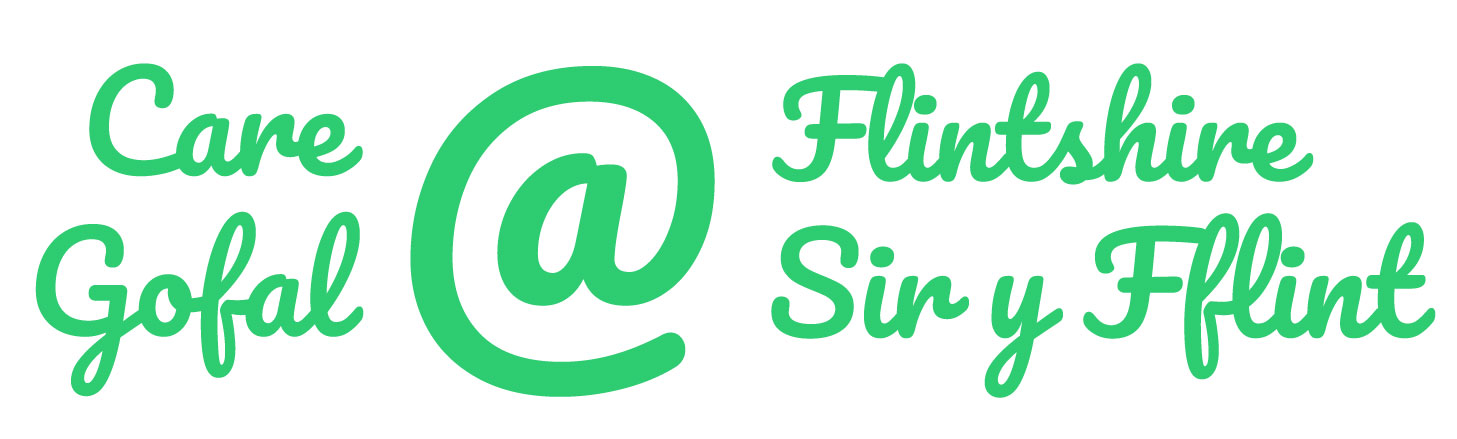 Care at Flintshire Gofal yn Sir y Fflint Logo